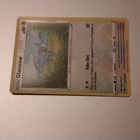 Glameow Pokmon Card